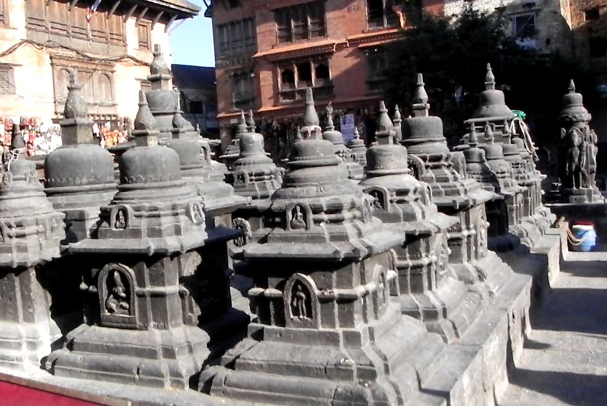 Kathmandu Swayambhunath 42 Garden Of Chaityas In Northwest Corner 